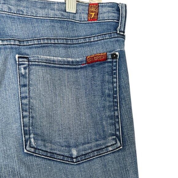 7 For All Mankind Josefina Skinny Boyfriend Jeans Size 28 - Picture 3 of 8